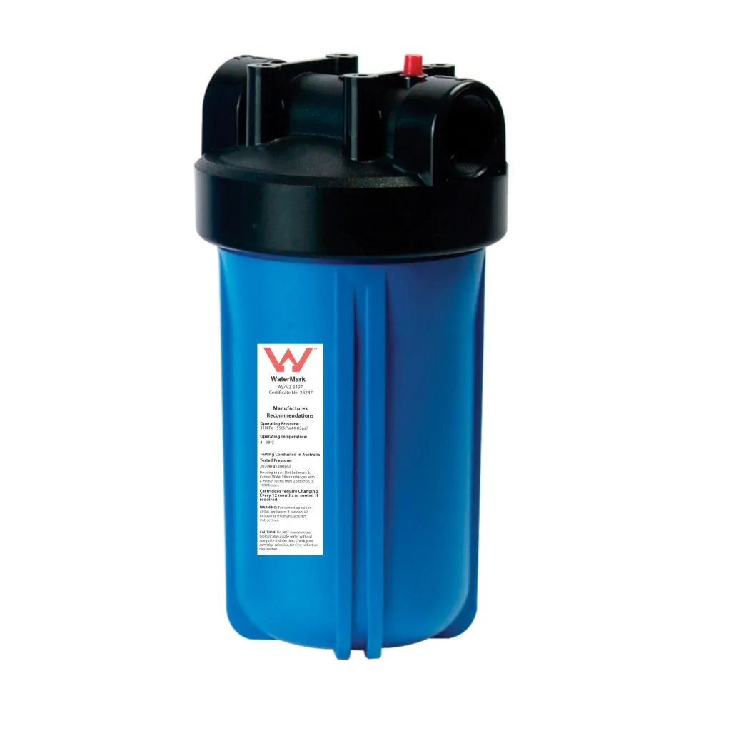 20"x4.5" Big Blue House   Tank Water Filter Spun   Silver Carbon Filters