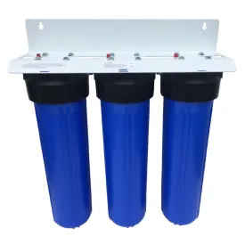20"x4.5" Big Blue House   Tank Water Filter Spun   Silver Carbon Filters