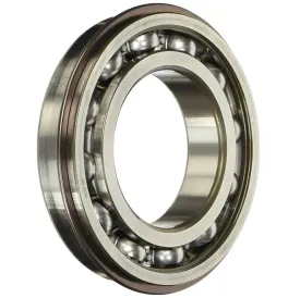6205NR NSK Open Deep Groove Ball Bearing with Snap Ring Groove. 25mm inside x 52mm outside x 15mm wide