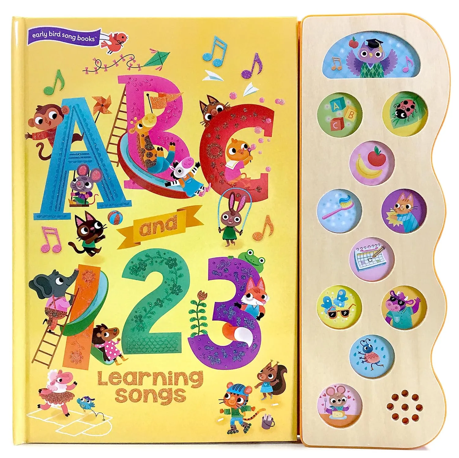 ABC & 123 Learning Songs: Interactive Children's Sound Book (11 Button Sound) (11 Button Sound Book) Hardcover  Sound Book, December 15, 2016