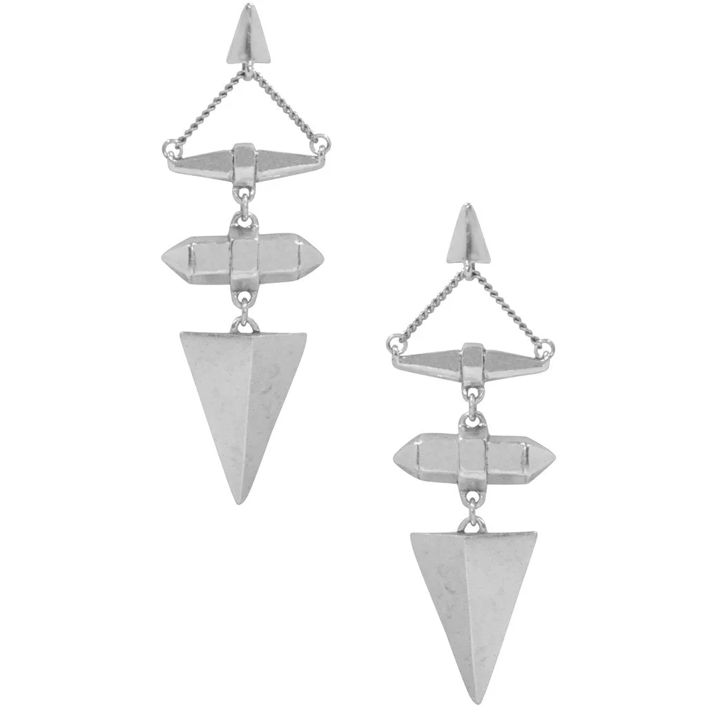 Antique Arrow Drop Earrings
