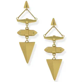 Antique Arrow Drop Earrings