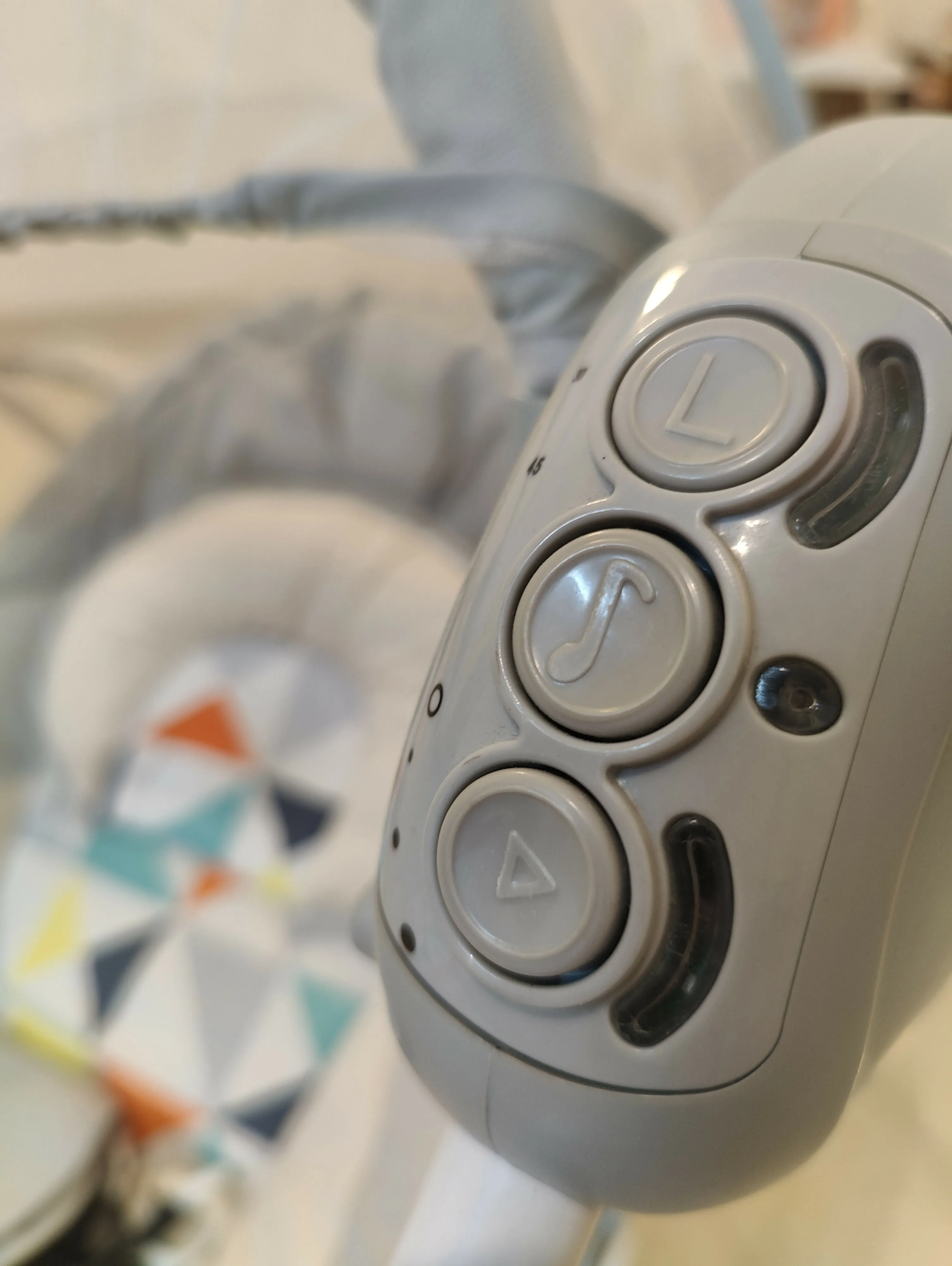 BABYHUG Galaxy Electric Swing with Extra Free Motor & Remote - Grey (Without Hanging Toys)