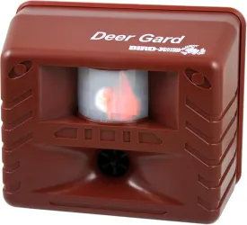 Bird-X Deer Gard, Ultrasonic and Motion-Activated Device to Mitigate Deer and Other Animals, Ideal for Outdoor Spaces, Easy to Install and Operate, Covers 4,000 sq. ft., 1525 kHz Frequency Range