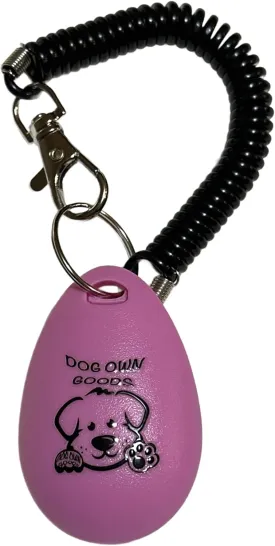 Dog Training Clicker with Wrist Band (Pink)