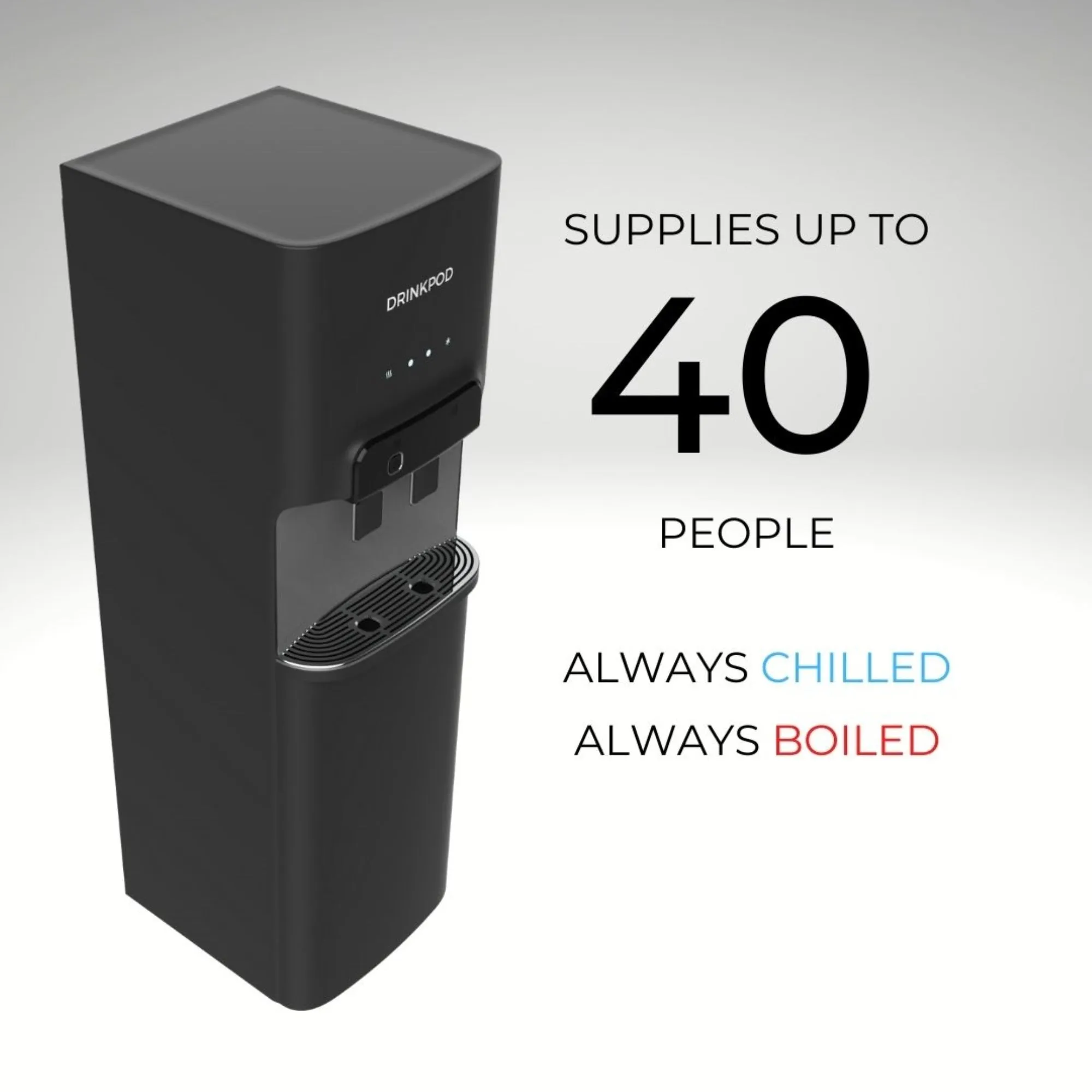 Drinkpod 5000 Pro Series - XL Large Capacity Bottleless Purification Water Cooler
