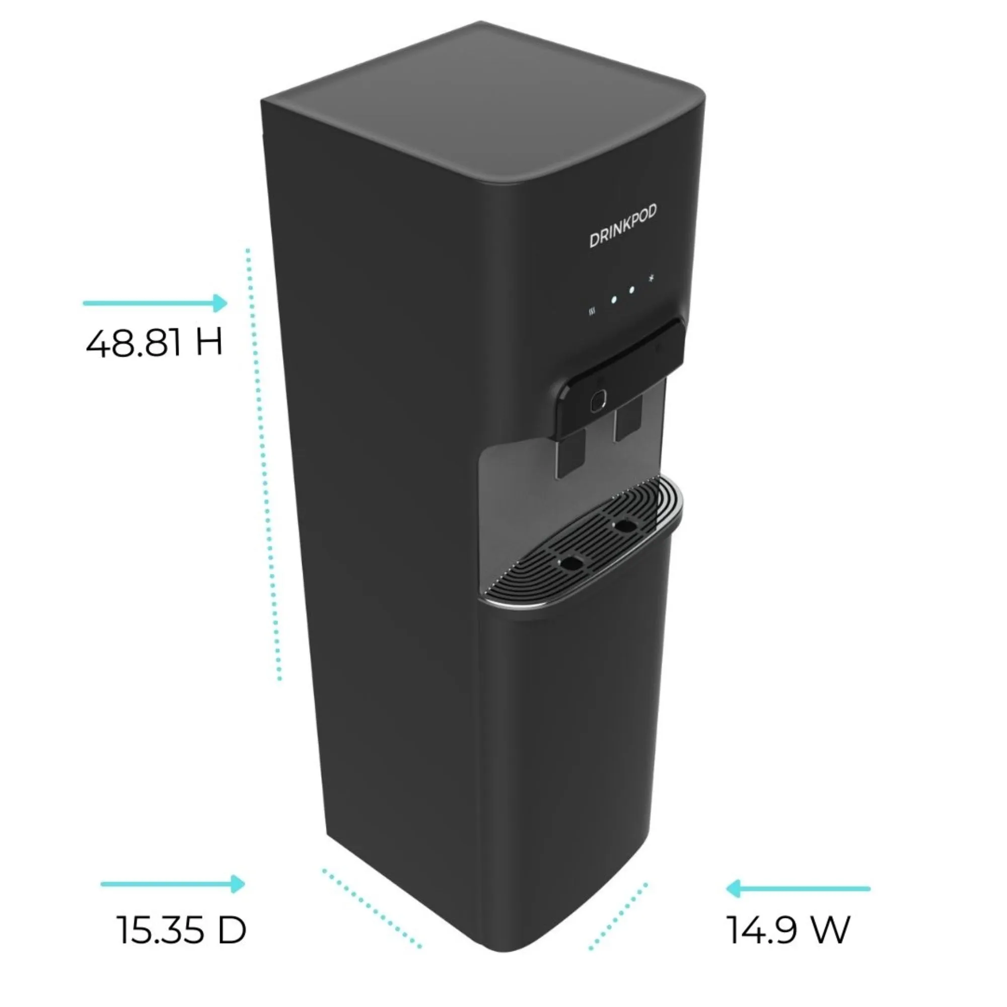 Drinkpod 5000 Pro Series - XL Large Capacity Bottleless Purification Water Cooler