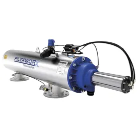 Filtaworx FW250 250mm Fully Automatic Self-Cleaning Horizontal Screen Filters with Hydraulic DP Rinse Controller - 8114cm² (660-6660LPM)