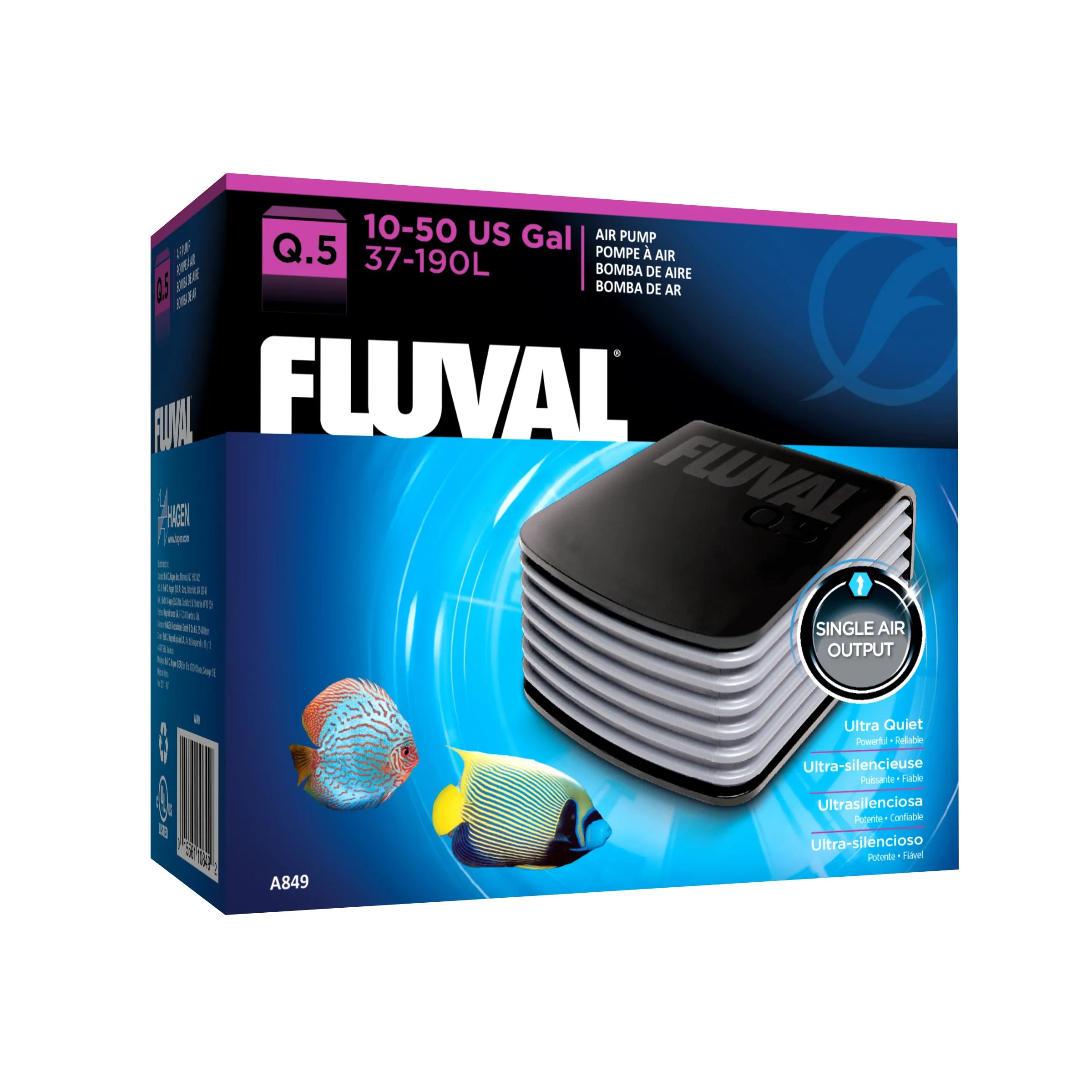Fluval Q.5 Air Pump - 190 L (50 U.S. gal)
