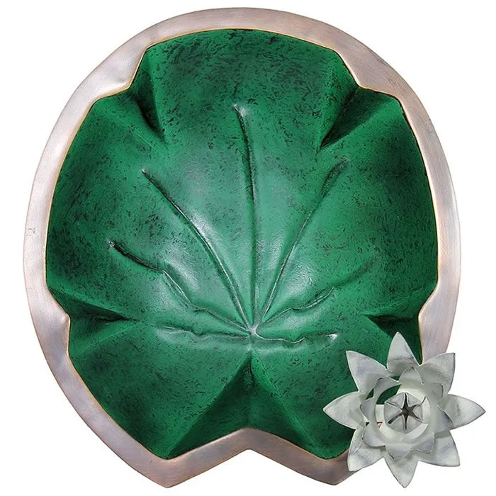 Lily Pad Bird Bath with Stake