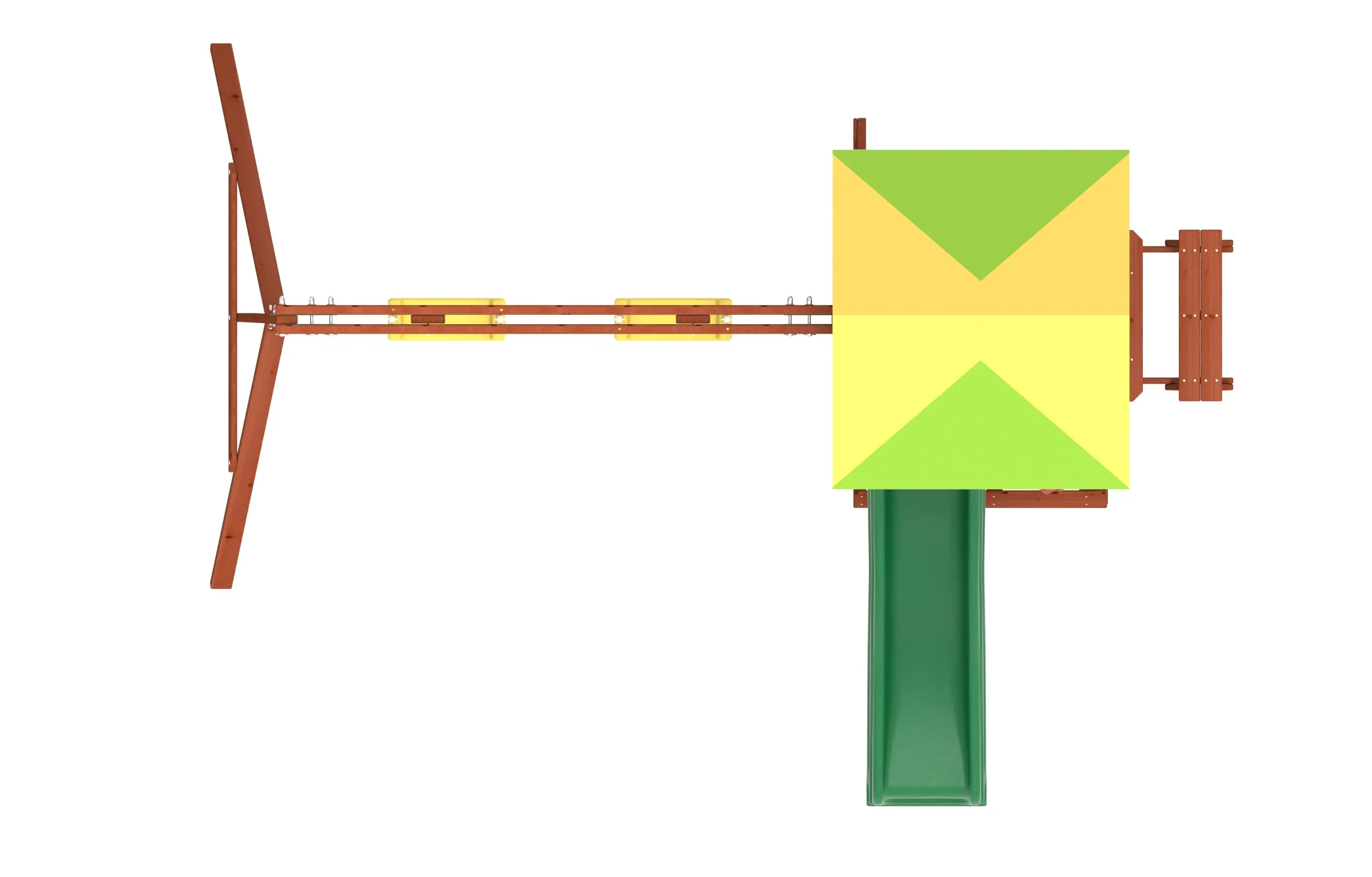 Mighty jungle Swing Set