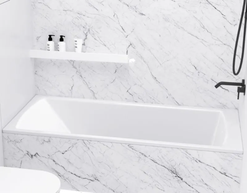 Muccia | 1675mm Lucite Drop In Bath