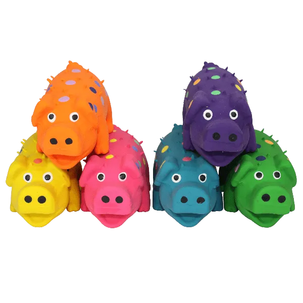 Multipet Globlets Mini Pig Latex Dog Toy
