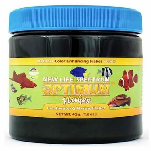 Optimum Flakes  Freshwater & Marine Floating Flakes  45g
