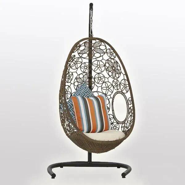 Outdoor Wicker Swing - Flora