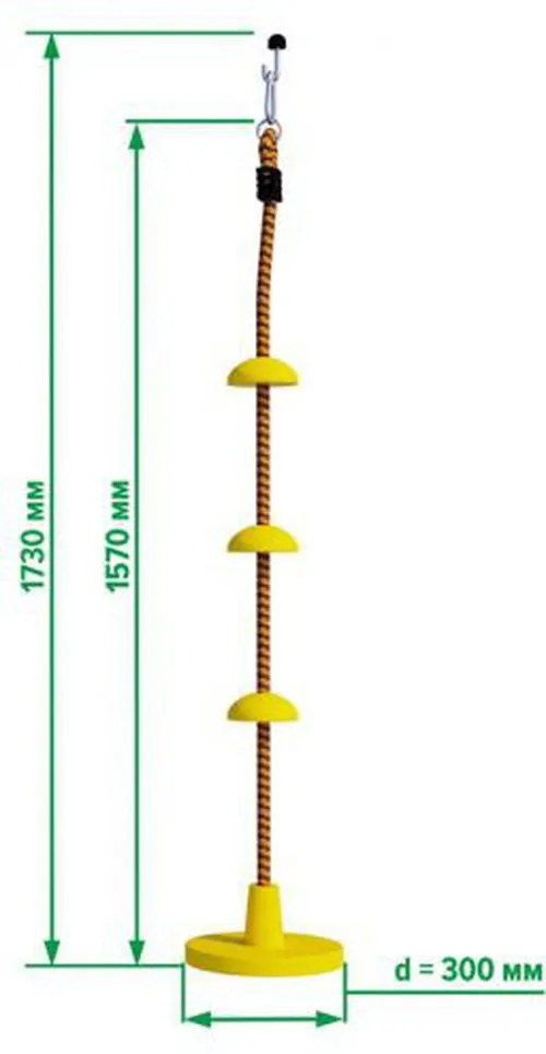 Plate Shaped Rope Swing