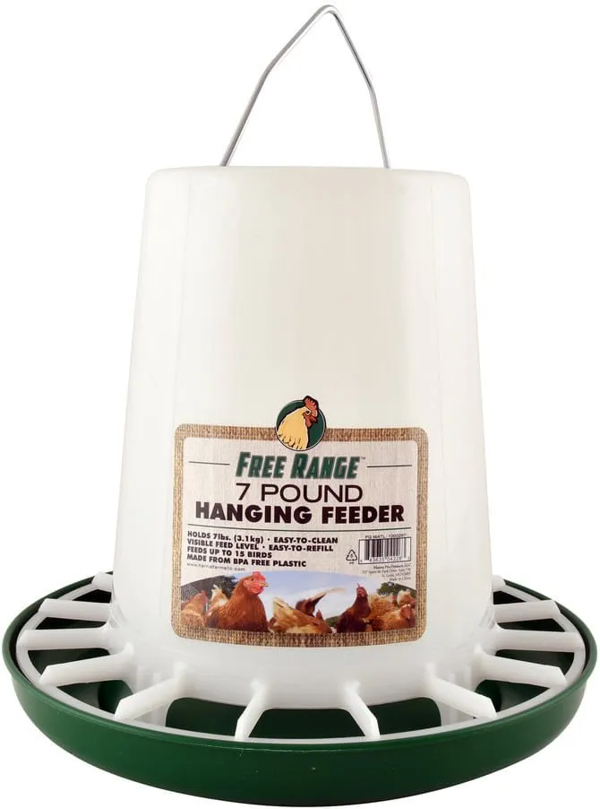 Poly Hanging Chicken Feeders