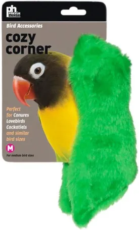 Prevue Pet Cozy Corner Fleece Bird Blanket - Medium (Green)