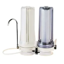 Town Mains Water Double Benchtop Countertop Chlorine Chemical Filters