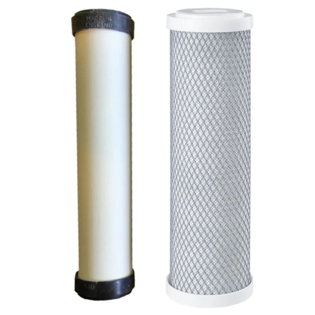 Town Mains Water Double Benchtop Countertop Chlorine Chemical Filters