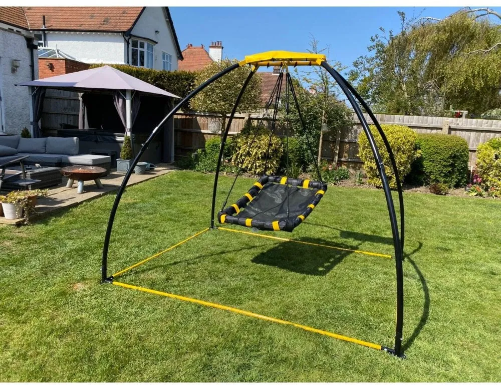 UFO Nest Swing Rectangular Seat with Frame